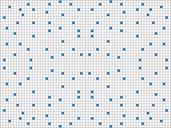 グレーの背景に青と白の四角形 抽象的な構成 ベクターイラスト — ストックベクタ