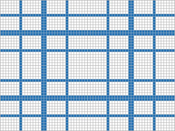 Carrés Bleus Blancs Sur Fond Gris Composition Abstraite Illustration Vectorielle — Image vectorielle