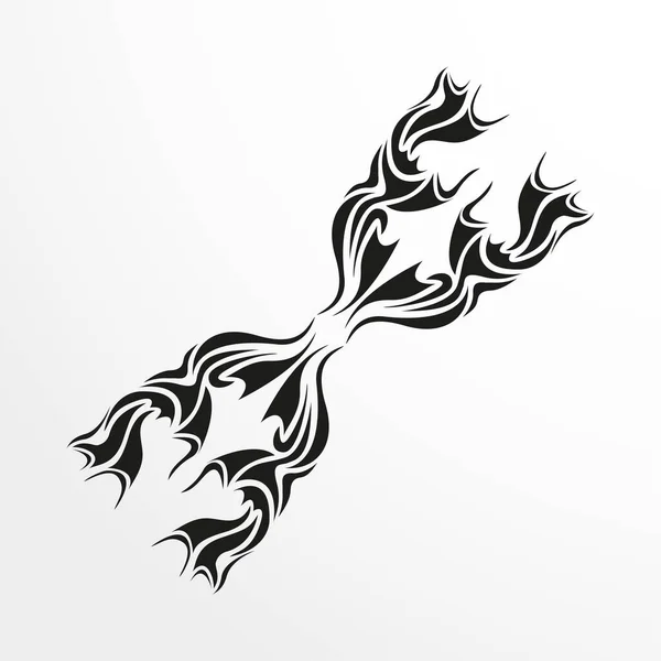 Μαύρο Άσπρο Μοτίβο Για Ένα Τατουάζ Ελαφρύ Φόντο Εικονογράφηση Διανύσματος — Διανυσματικό Αρχείο