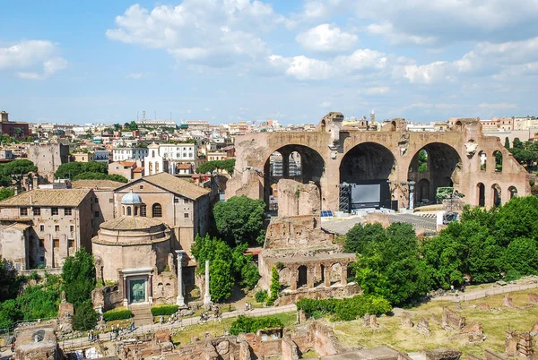 Roma vista aerea — Foto Stock