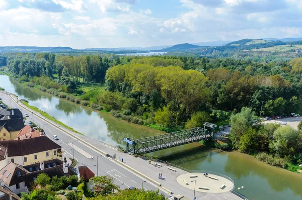 Melk şehrin havadan görünümü