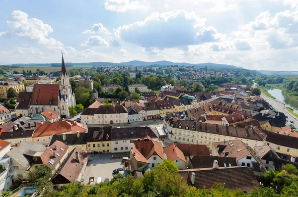 Melk şehrin havadan görünümü