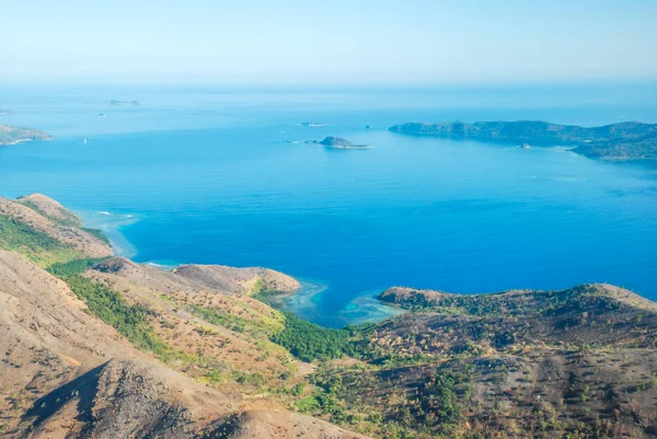 Aerial coast view