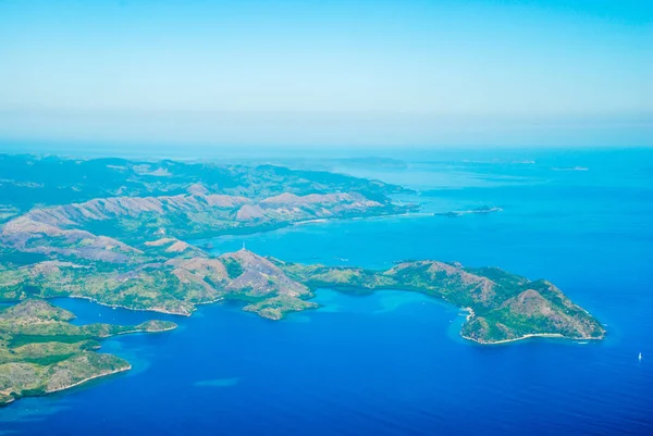 Vista aérea da costa — Fotografia de Stock