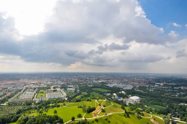Münih, Almanya 'nın hava manzarası