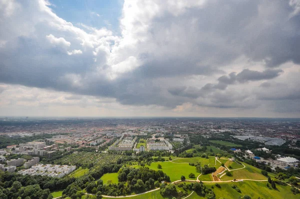 Münih, Almanya 'nın hava manzarası