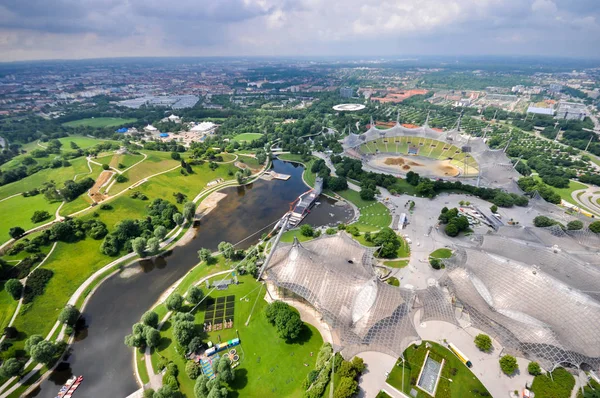Münih, Almanya 'nın hava manzarası
