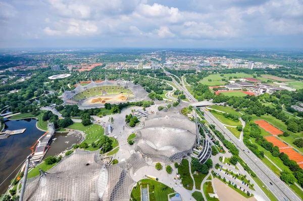 Münih, Almanya 'nın hava manzarası