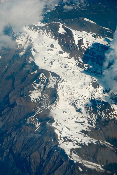 İsviçre Alpleri arial görünümü — Stok fotoğraf