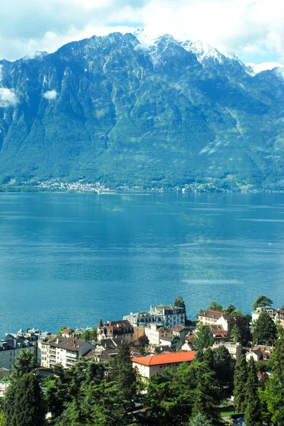 Vista aérea de la naturaleza de Swithterland — Foto de Stock