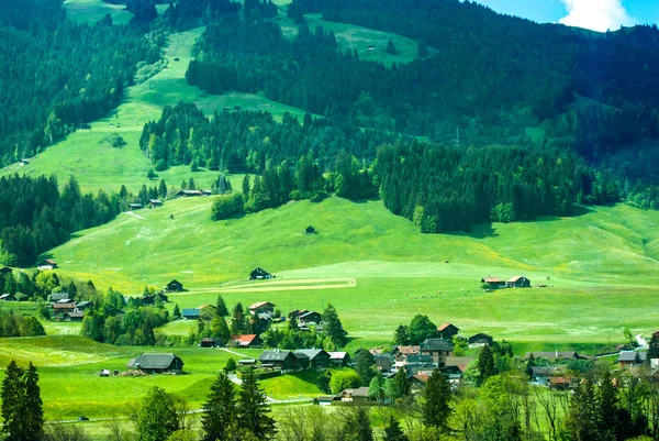 Swithterland doğası, havadan görünümü 