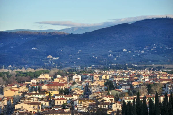 Вид с воздуха на Флоренцию — стоковое фото