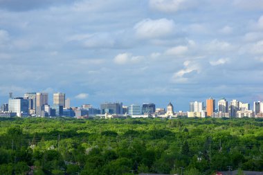 Winnipeg city in Manitoba clipart