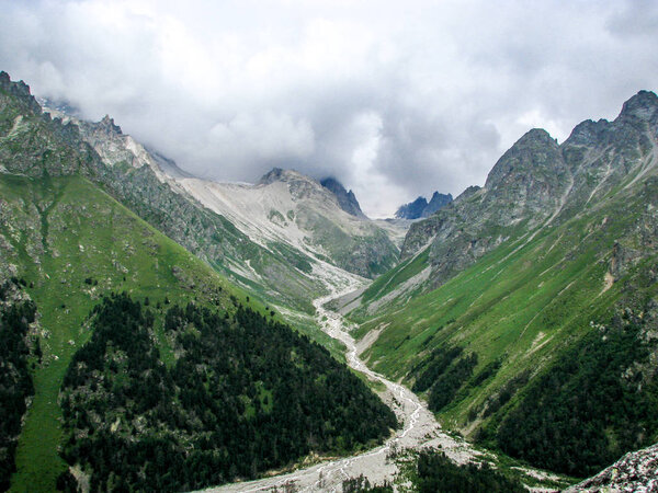 Mountain landscape view