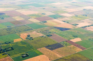 Alanları, havadan görünümü