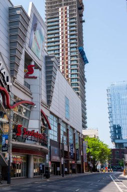 Toronto downtown binaları ve sokakları görüntüleme