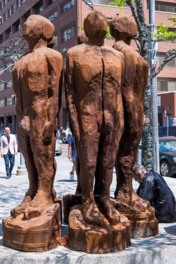 Toronto downtown binaları ve sokakları görüntüleme