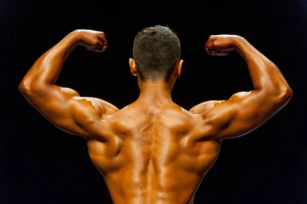 Deel van lichaam van bodybuilding atleet — Stockfoto