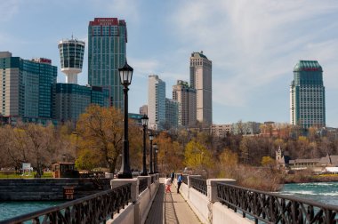 Kanada Niagara Falls şehirdeki sokak görünümü