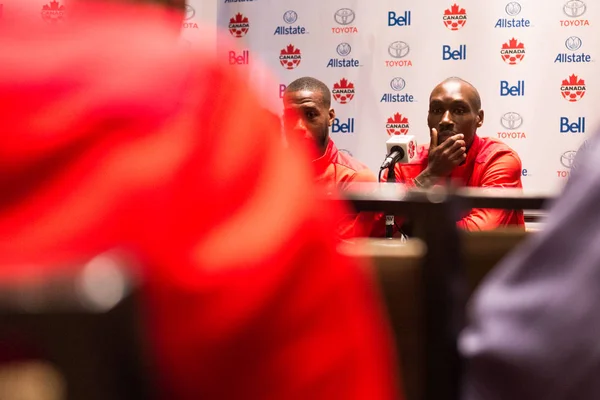 Canada Soccer Men's National Team Media Conference in Toronto — Stock Photo, Image