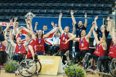 Dünya tekerlekli sandalye Basketbol Şampiyonası madalya töreni 