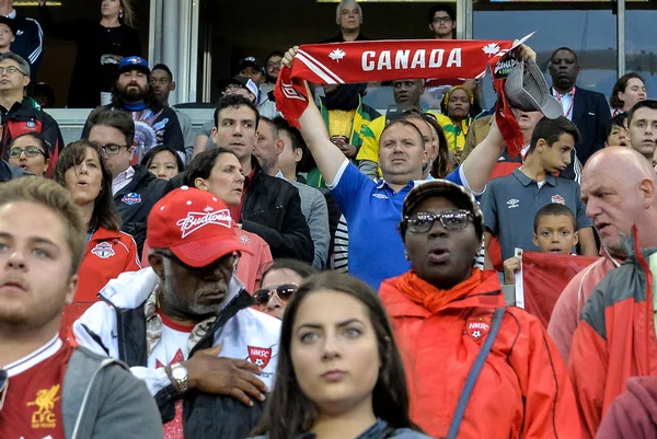 Mecz towarzyski International Kanada Jamajka mężczyzn — Zdjęcie stockowe