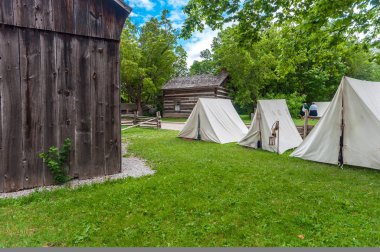 Siyah Creek öncü kasabası bina 