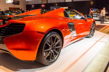 15 Şubat 2018. Toronto, Kanada: Araba sunum sırasında 2018 Kanada Uluslararası otomatik gösterme (Şubat 15-25) üzerinde Metro Toronto Kongre Merkezi