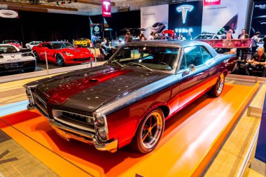 15 Şubat 2018. Toronto, Kanada: 1966 sunumunu Pontiac Gto araba 2018 Kanada Uluslararası otomatik gösterme (Şubat 15-25) üzerinde Metro Toronto kongre merkezi sırasında