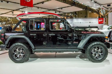 15 Şubat 2018. Toronto, Kanada: Jeep araba sunum sırasında 2018 Kanada Uluslararası otomatik gösterme (Şubat 15-25) üzerinde Metro Toronto Kongre Merkezi