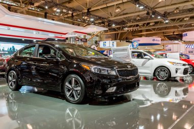 15 Şubat 2018. Toronto, Kanada: Araba sunum sırasında 2018 Kanada Uluslararası otomatik gösterme (Şubat 15-25) üzerinde Metro Toronto Kongre Merkezi