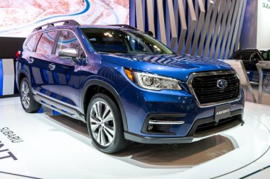15 Şubat 2018. Toronto, Kanada: Subaru araba sunum sırasında 2018 Kanada Uluslararası otomatik gösterme (Şubat 15-25) üzerinde Metro Toronto Kongre Merkezi