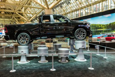 15 Şubat 2018. Toronto, Kanada: Ram araba sunum sırasında 2018 Kanada Uluslararası otomatik gösterme (Şubat 15-25) üzerinde Metro Toronto Kongre Merkezi