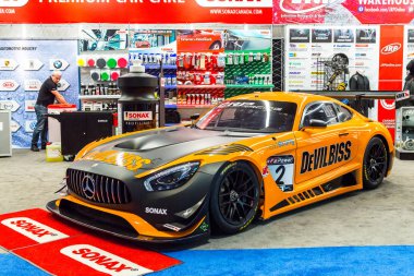 15 Şubat 2018. Toronto, Kanada: Mercedes araba sunum sırasında 2018 Kanada Uluslararası otomatik gösterme (Şubat 15-25) üzerinde Metro Toronto Kongre Merkezi