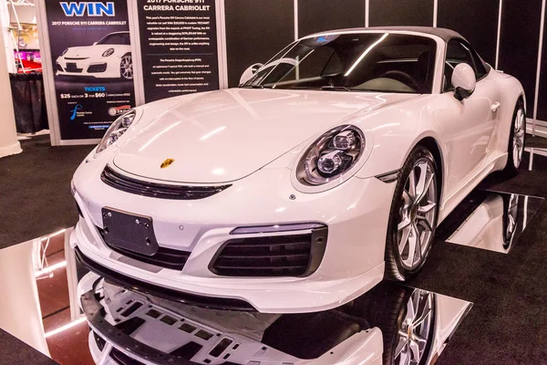 Febrero 2018 Toronto Canadá Presentación Del Automóvil Porsche Durante Autoshow — Foto de Stock