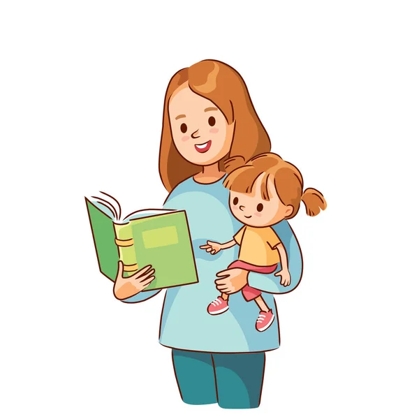 Mom with baby — Stock Vector