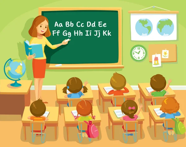 Öğrenciler okul sınıf