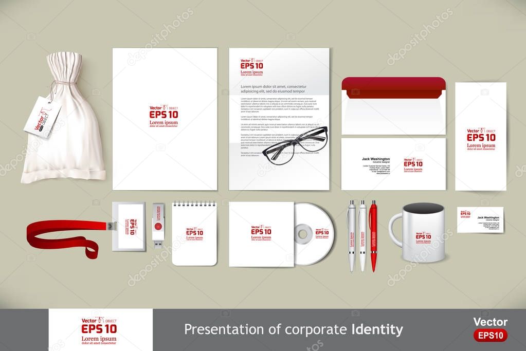 Download Stationery Template Mockup Vector Illustration Premium Vector In Adobe Illustrator Ai Ai Format Encapsulated Postscript Eps Eps Format PSD Mockup Templates