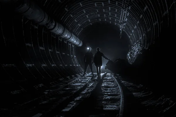 Stalker Subway Tunnel Telifsiz Stok Imajlar