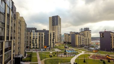 Berlin 'de çok güzel binalar var. Almanya.