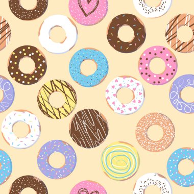 Lezzetli donuts desen