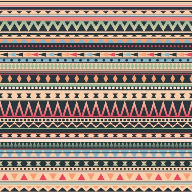 retro renklerde kabile desen