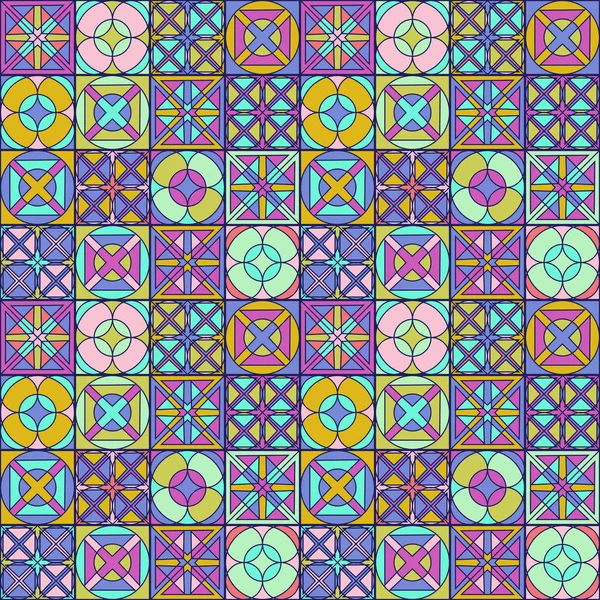Orientaliska kakel mönster — Stock vektor