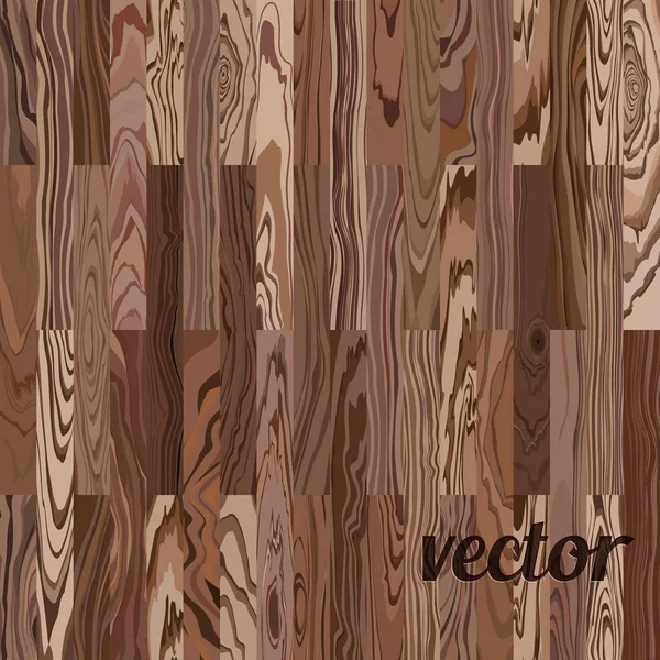 Vector Wood Texture Seamless Pattern — Stock Vector