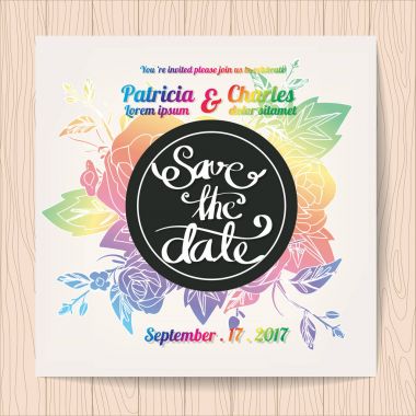 87 düğün davetiye kartı şablonları renkli çiçek