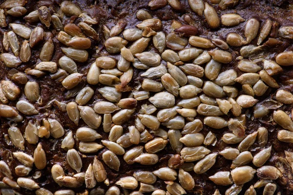Artisan sourdough rye bread texture, bakery background. — Stock Photo, Image