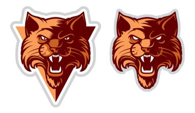 Wildcat Logo / kedi baş logo. 