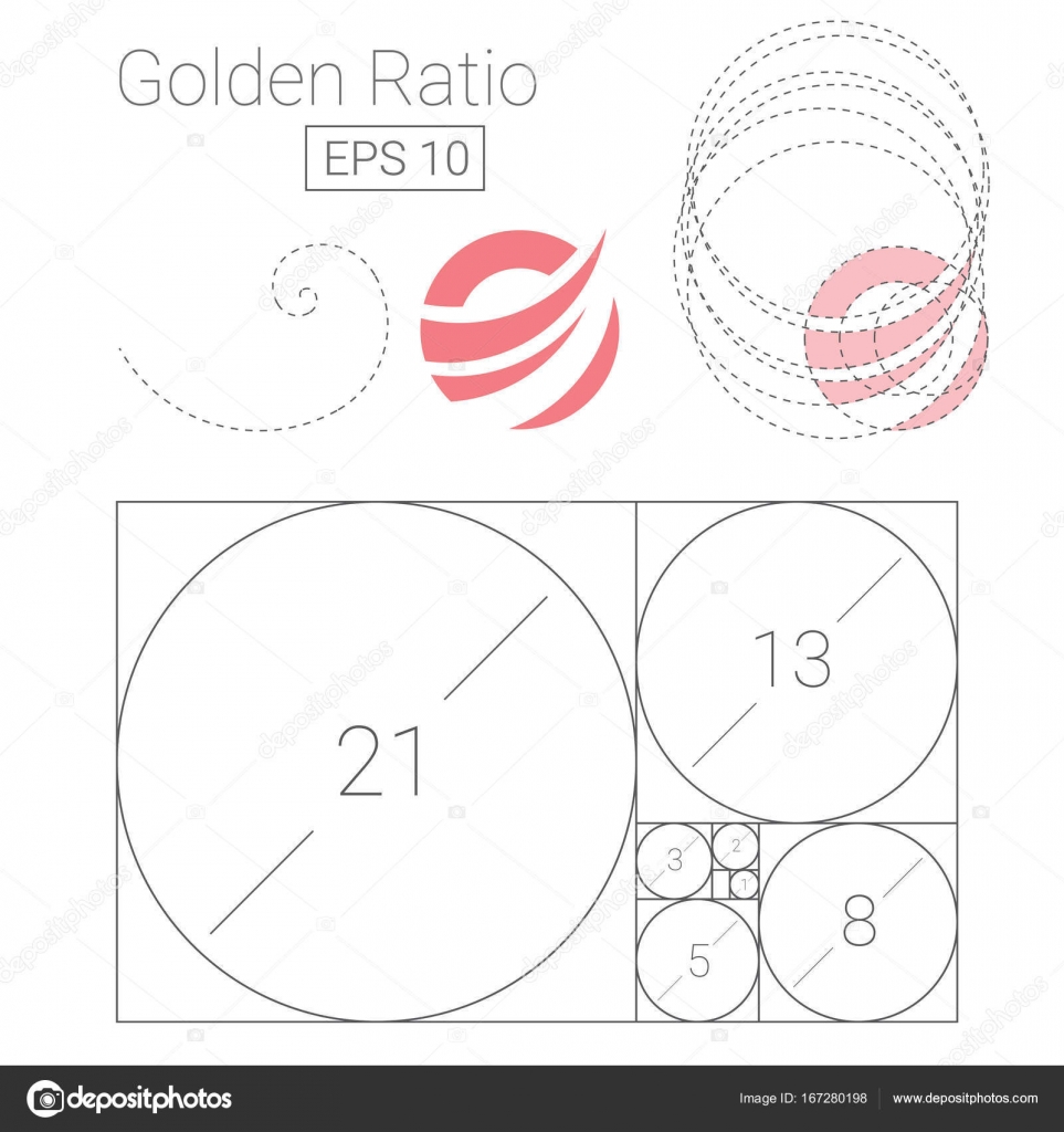 Golden Ratio Template Logo Vector Illustration Vector Image By C Y6uca Vector Stock