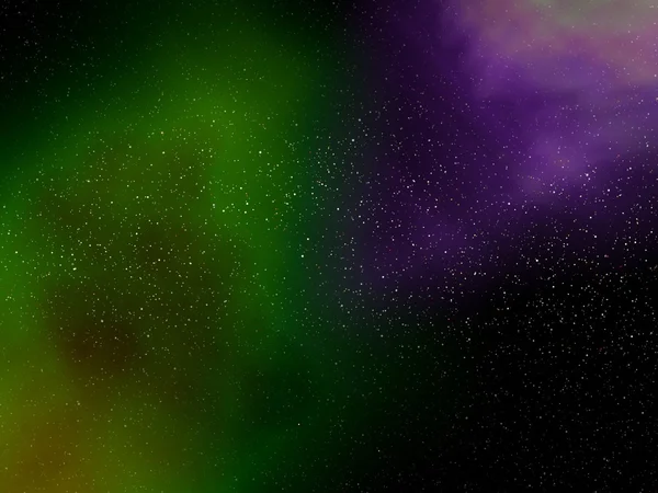 Cielo estrellado con nebulosa colorida —  Fotos de Stock