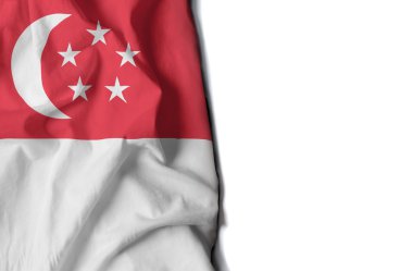 Singapur buruşuk bayrak, metin için yer